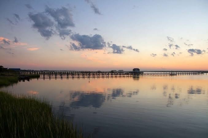 Chincoteague Bay at dusk